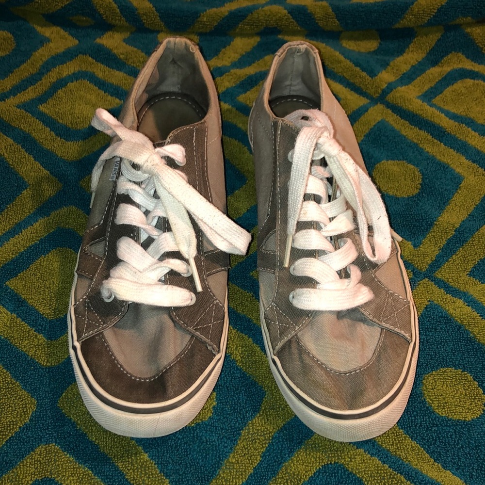 Gray two tone Vans